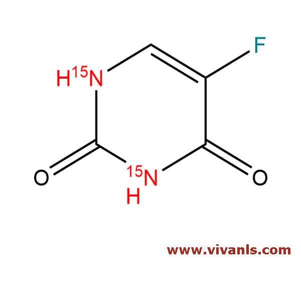 Stable Isotope Labeled Compounds-5 Fluorouracil 15N2-1663330175.png